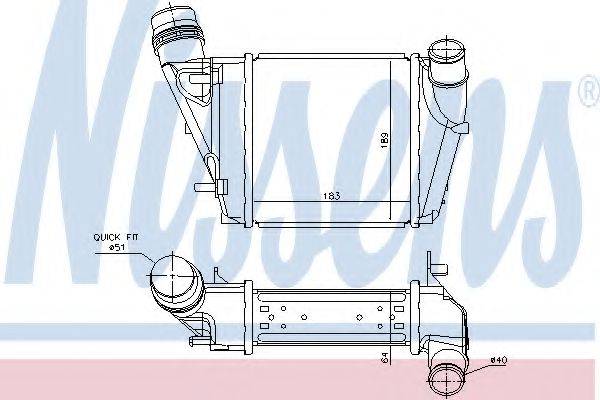 BEHR HELLA SERVICE 8ML376700211 Інтеркулер