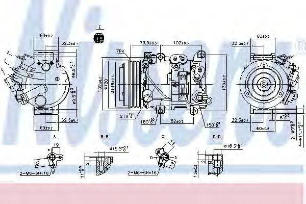 NISSENS 890158 Компресор, кондиціонер