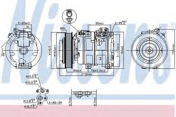 TOYOTA 8832002120 Компресор, кондиціонер