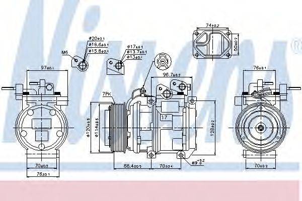 NISSENS 89269 Компресор, кондиціонер