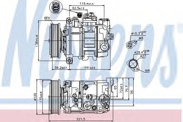 AUDI 8H0260805 Компресор, кондиціонер