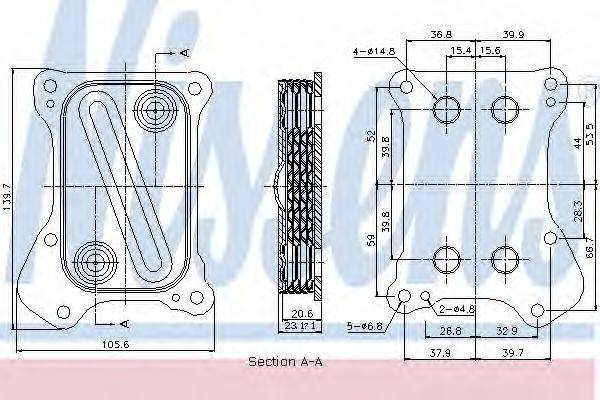 GMC 5650366 масляний радіатор, моторне масло