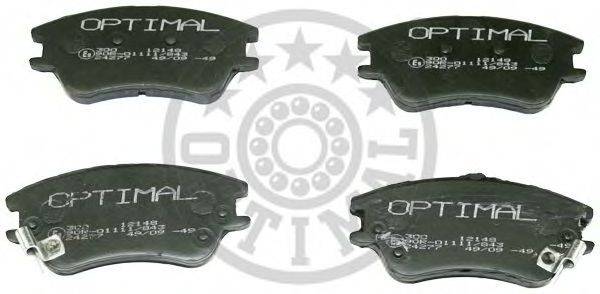 OPTIMAL 24277 Комплект гальмівних колодок, дискове гальмо