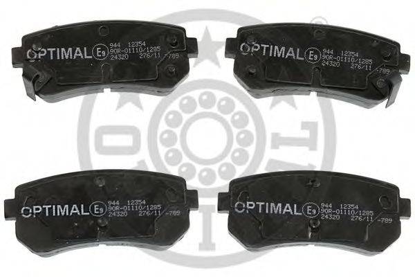 OPTIMAL 24321 Комплект гальмівних колодок, дискове гальмо