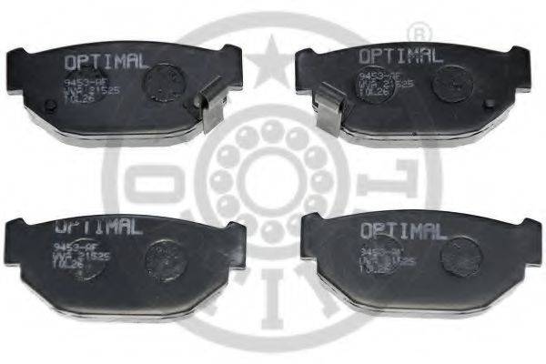 OPTIMAL 9453 Комплект гальмівних колодок, дискове гальмо