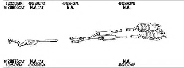 WALKER ADH08941C Система випуску ОГ