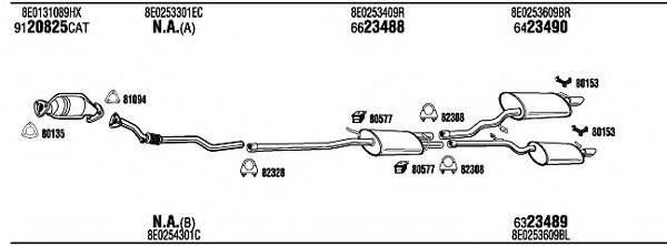 WALKER ADH17148 Система випуску ОГ