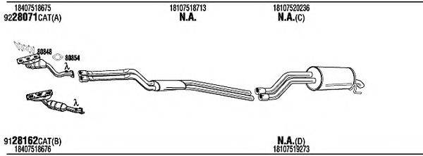 WALKER BWH16829B Система випуску ОГ