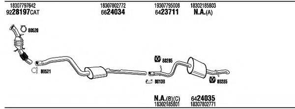 WALKER BWH30353A Система випуску ОГ