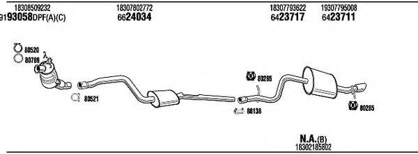 WALKER BWH33387CA Система випуску ОГ