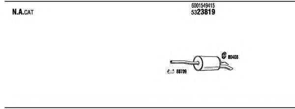 WALKER DCH06710 Система випуску ОГ