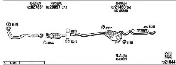 WALKER FI71000A Система випуску ОГ