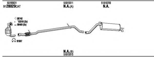 WALKER FIH33397 Система випуску ОГ