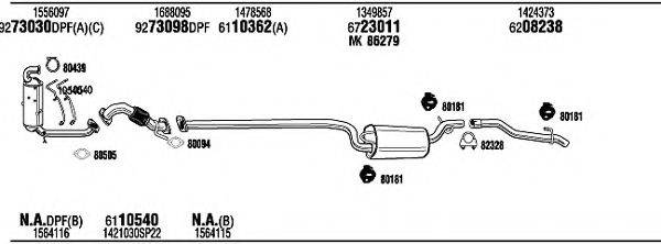 WALKER FOH18934BC Система випуску ОГ