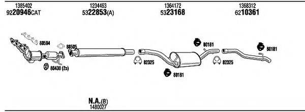 WALKER FOK18303A Система випуску ОГ