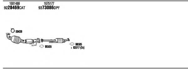 WALKER FOK24458BB Система випуску ОГ