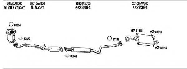 WALKER NIH16921B Система випуску ОГ