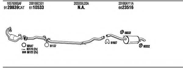 WALKER NIH19176 Система випуску ОГ