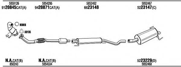 WALKER OPH18301A Система випуску ОГ