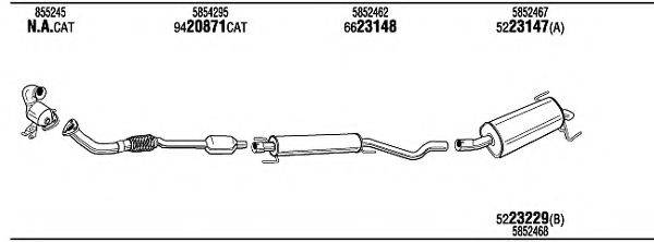 WALKER OPH18301C Система випуску ОГ