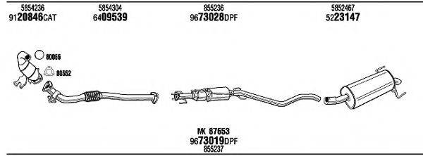 WALKER OPH19118BF Система випуску ОГ