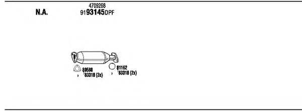 WALKER OPK23427A Система випуску ОГ