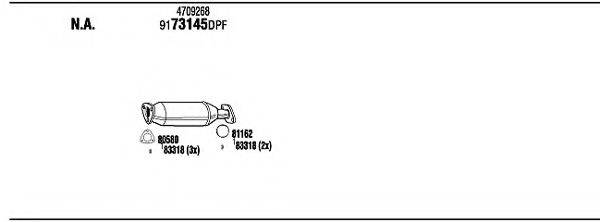 WALKER OPK23427B Система випуску ОГ