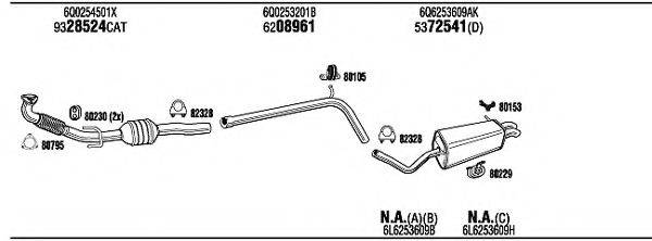 WALKER SEK16526B Система випуску ОГ