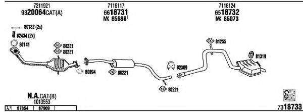 FONOS FO60013B Система випуску ОГ