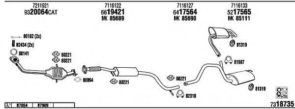 FONOS FO60034A Система випуску ОГ