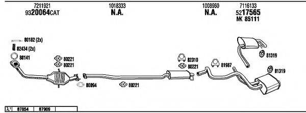 FONOS FO60085 Система випуску ОГ