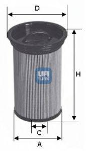 UFI 2600500 Паливний фільтр