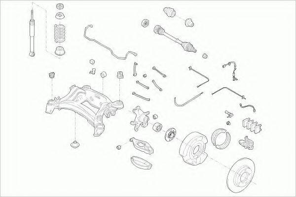 BOGE MERCECKLARB003 Рульове управління; Підвіска колеса