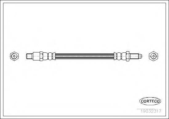 CORTECO 19032317 Гальмівний шланг