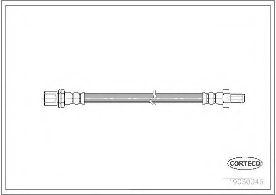 TOYOTA 9694032505 Гальмівний шланг