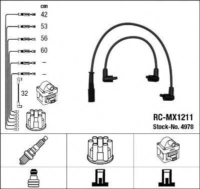 NGK 4978 Комплект дротів запалювання