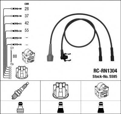 NGK 5595 Комплект дротів запалювання