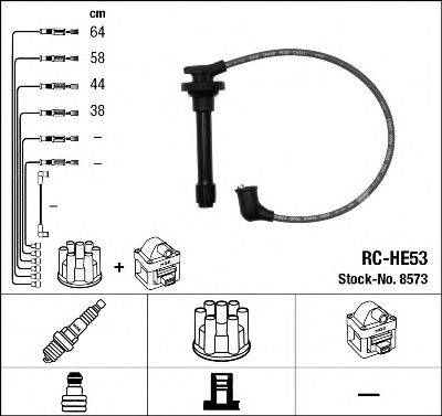 HONDA 32722-P01-G00 Комплект дротів запалювання