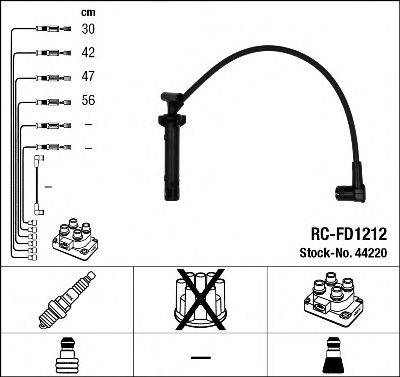 FORD 1111220 Комплект дротів запалювання