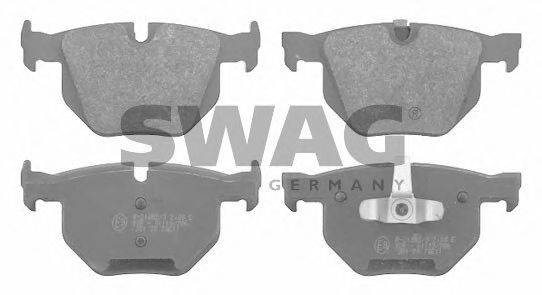 SWAG 20916587 Комплект гальмівних колодок, дискове гальмо