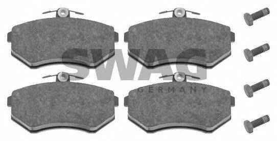 SWAG 21366 Комплект гальмівних колодок, дискове гальмо