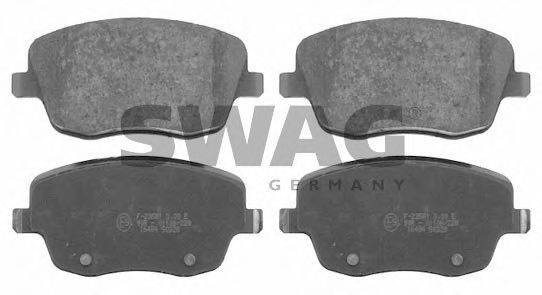 SWAG 23581 Комплект гальмівних колодок, дискове гальмо