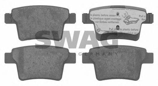 SWAG 24260 Комплект гальмівних колодок, дискове гальмо