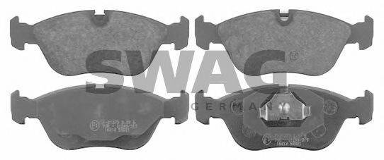 SWAG 21273 Комплект гальмівних колодок, дискове гальмо