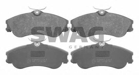 SWAG 64916421 Комплект гальмівних колодок, дискове гальмо