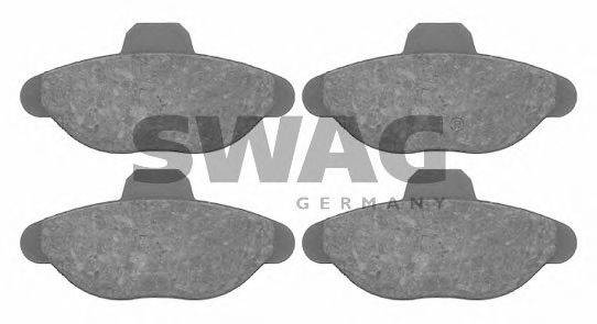 SWAG 21365 Комплект гальмівних колодок, дискове гальмо