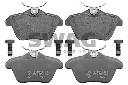 SWAG 72116103 Комплект гальмівних колодок, дискове гальмо