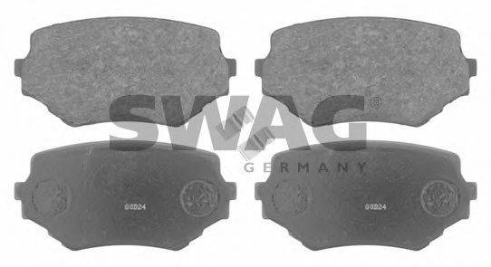SWAG 23314 Комплект гальмівних колодок, дискове гальмо