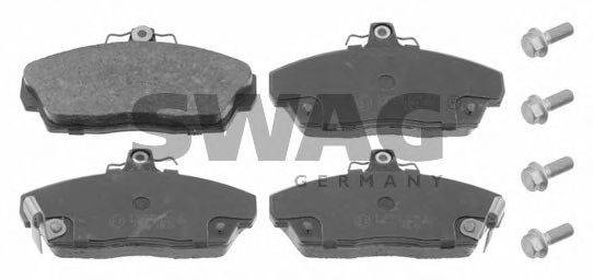 SWAG 21515 Комплект гальмівних колодок, дискове гальмо