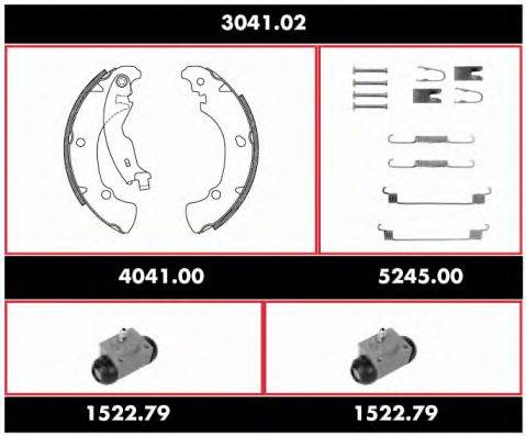 BREMBO H23056 Комплект гальмівних колодок